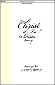 Christ The Lord Is Risen Today SATB choral sheet music cover Thumbnail